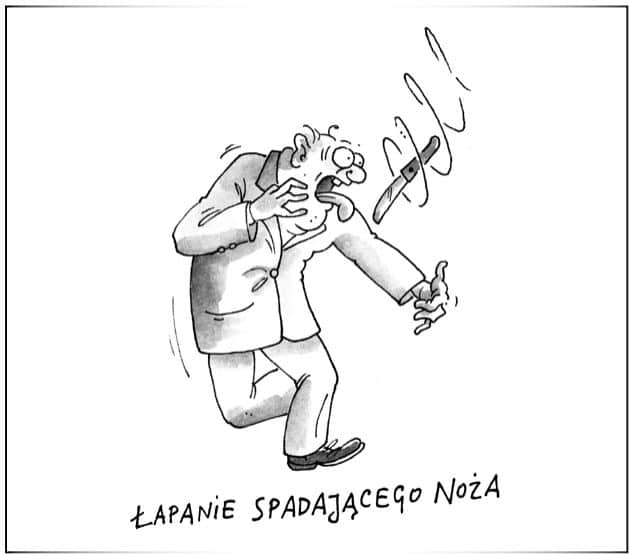 Łapanie spadającego noża