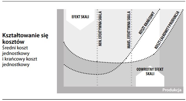 Kształtowanie się kosztów koszt jednostkowy