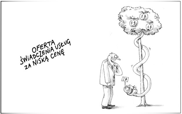 Oferta świadczenia usług za niską cenę