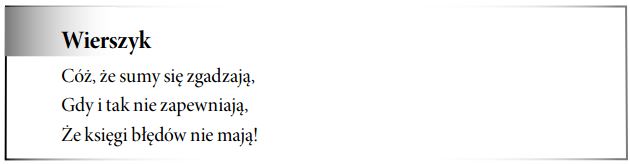 Sporządzenie zestawienia obrotów