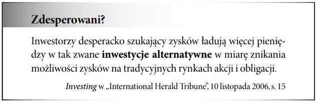 Inwestycje alternatywne