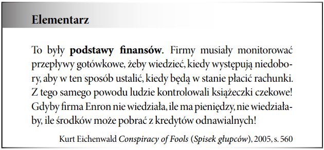 Podstawy, elementarz finansów