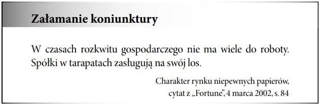 Rynek niepewnych papierów