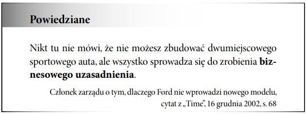 Uzasadnienie biznesowe