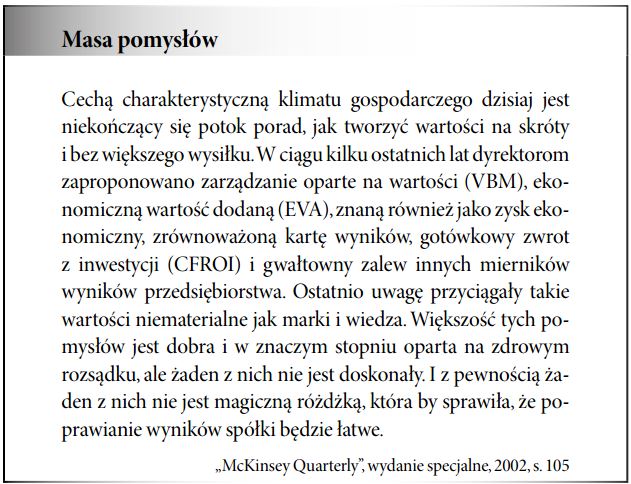 Wskaźniki wyników finansowych