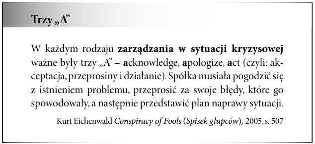 Zarządzanie kryzysowe (na rynkach kapitałowych)