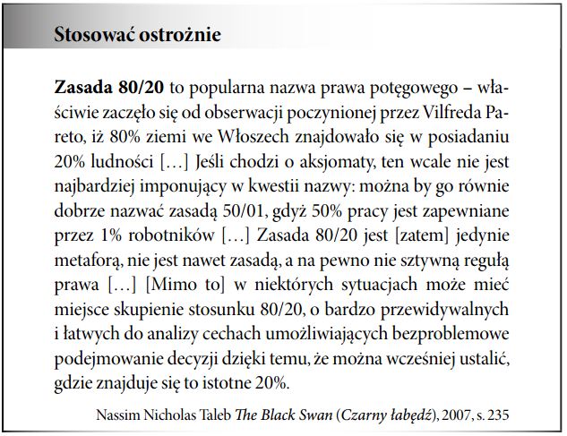 Zasada Pareto - Zasada „80 20”