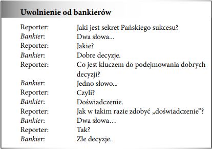 Uwolnienie od bankierów Uwolnienie od bankierów