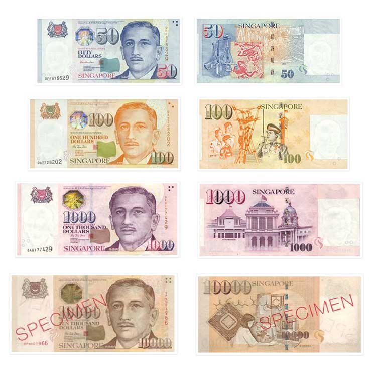 Dolar singapurski SGD - Waluta Singapuru