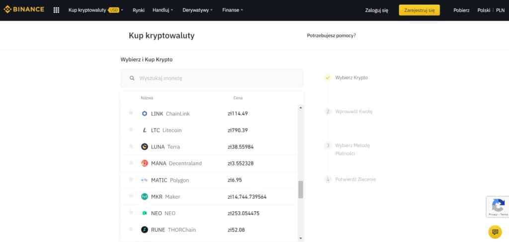 Kup chainlink na giełdzie kryptowalut binance interface giełdy
