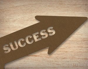 sukces strzałka wzrost